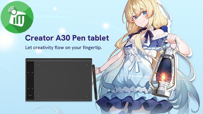 Veikk Creator A30 Digital Drawing Tablet