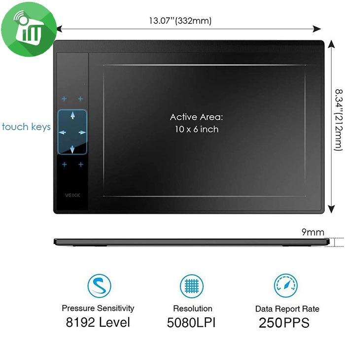 Veikk Creator A30 Digital Drawing Tablet