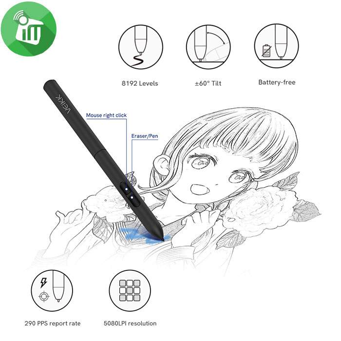 Veikk Creator A30 Digital Drawing Tablet
