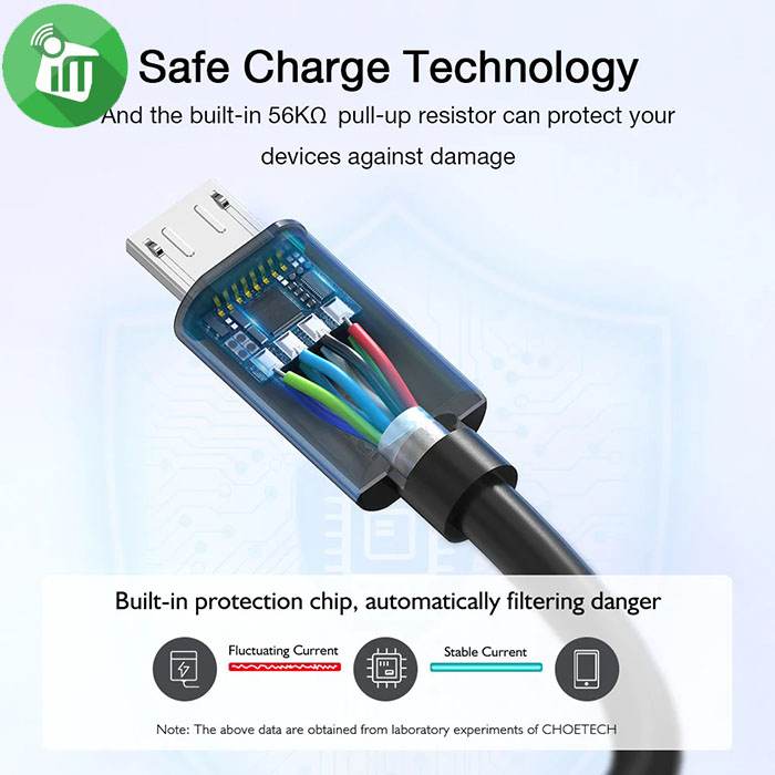 Choetech CHT-AB003 USB-A to Micro USB Cable 1.2M
