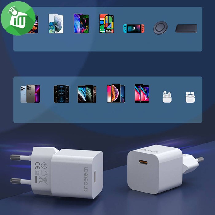 Choetech PD5010 Mini 20W USB-C PD Power Adapter