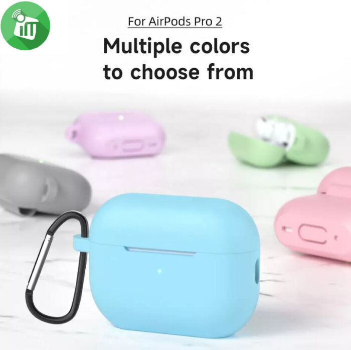 Pod Pocket Silicone Cover For Apple Airpods Pro 2 With Keychain