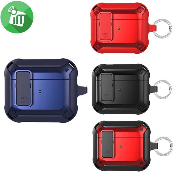 Rugged Case Apple Airpods Pro 2 with Keychain