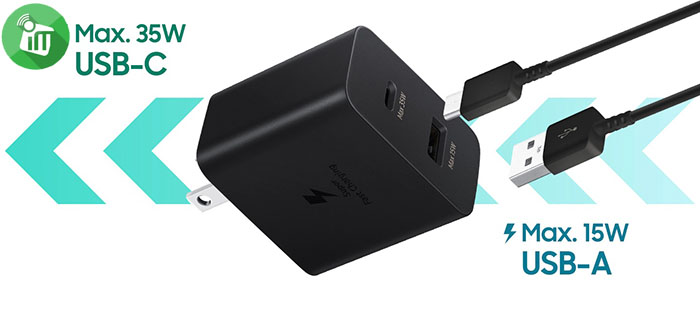 Samsung 35W PD Power Adapter Duo
