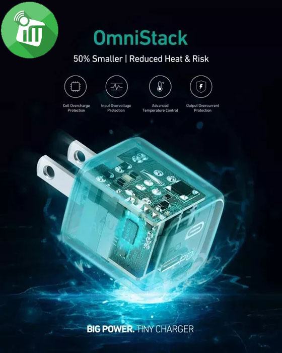 Aukey PA-B1 Omnia Mini 20W USB-C PD Power Adapter (24 Months Warranty)