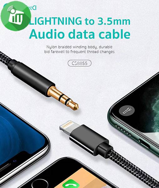 COTEetCI CS8855 Lightning to 3.5mm Audio Cable