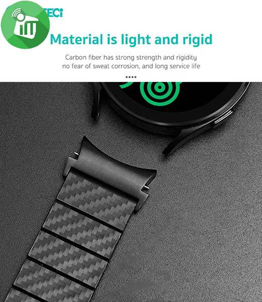 COTEetCI W88 Carbon Fiber Pattern Watch Band (20mm)