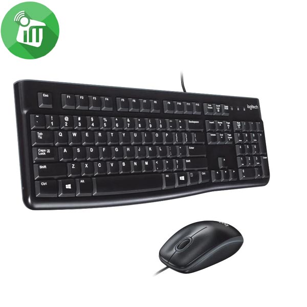 Logitech MK120 Wired Keyboard-AR and Mouse Combo