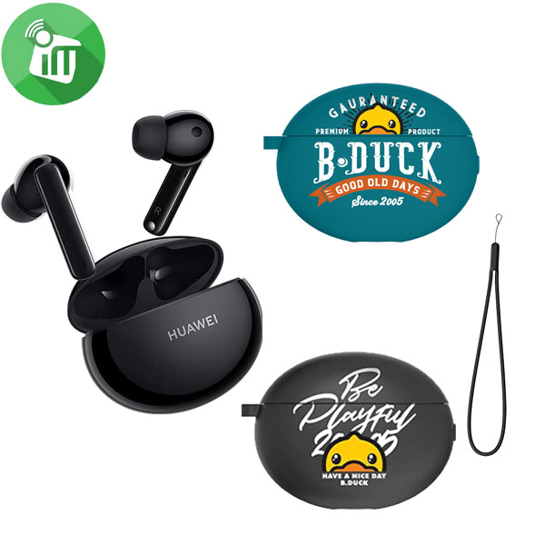 MOMAX B.Duck Silicone Case For Huawei Freebuds 4i