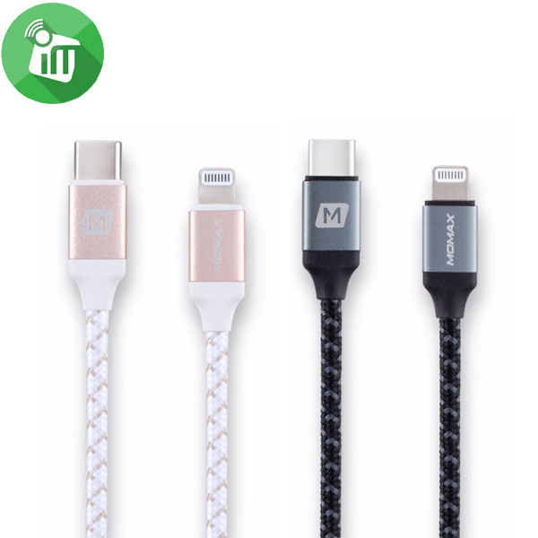 MOMAX DL39 Zero Lightning to Type-C Braided Cable 20W (1.2M)