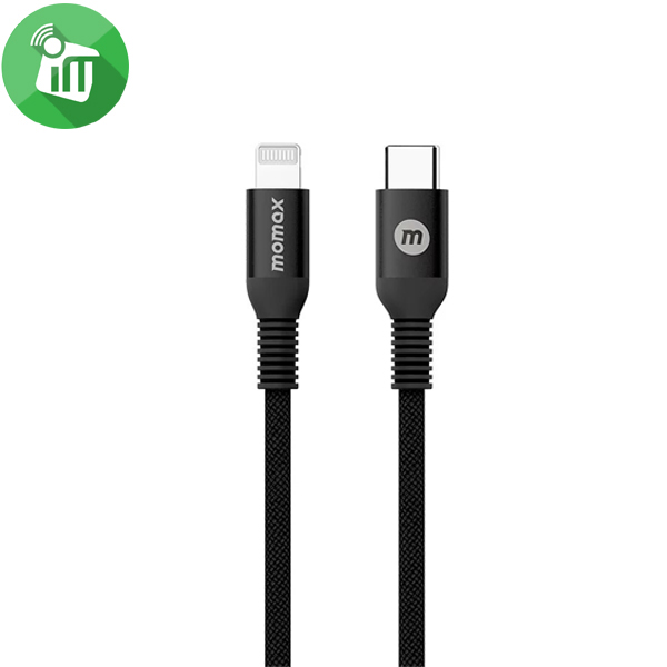 MOMAX DL51 Elite Link Lightning to USB USB-C MFi Cable 20W (1.2M)