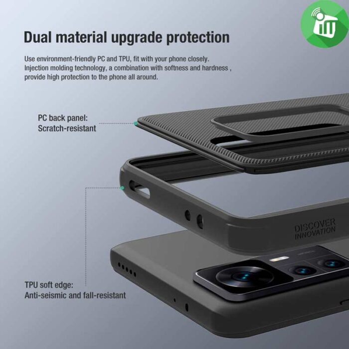Nillkin Super Frosted shield Pro case Xiaomi 12T12T ProRedmi K50 Ultra