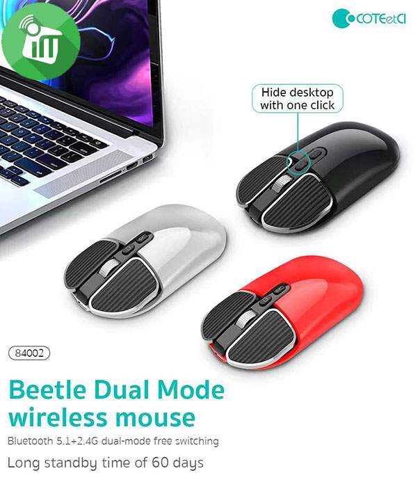 COTEetCI Beetle Dual Mode Wireless Mouse