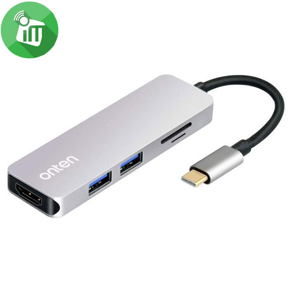 Onten OTN-9591 5 IN 1 Type-C Multi-Function Dock Station