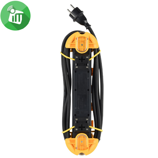 iLock Power Strip Professional 4 Outlets Sockets With IP44 Plug 5M