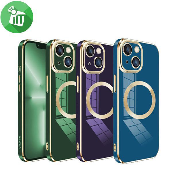 j-Case Excellence Series Magnetic TPU Lens Protection Case iPhone 14 Plus