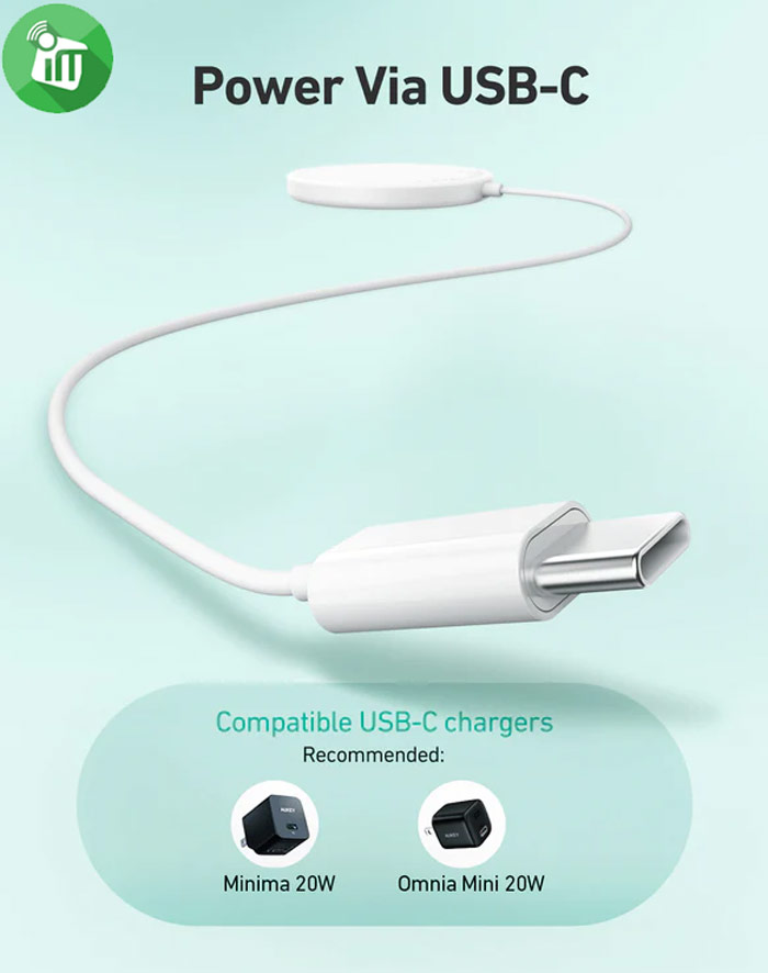 AUKEY LC-A1 Aircore 15W MagSafe Wireless Charger
