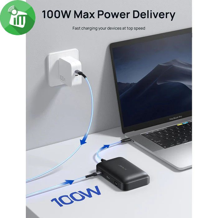 JSAUX OmniCase 7-in-1 USB C Hub Storage Dock Station
