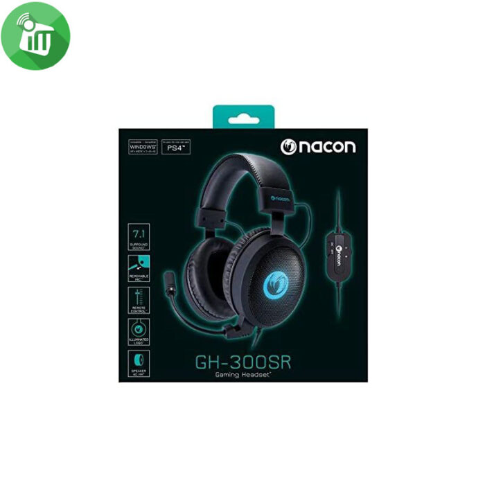 Nacon GH-300SR Wired 7.1 Surround Sound Gaming Headset PC/PS4