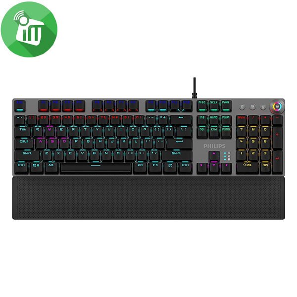 Philips SPK8614GR Wired Mechanical Gaming Keyboard