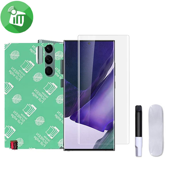 iScreen 2in1 UV Full Glue Tempered Curved Glass Screen Protector For Samsung Galaxy Samsung Galaxy S22 Ultra