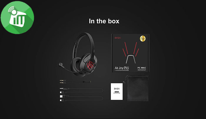 EKSA Air Joy Pro 7.1 Surround Sound Gaming Headset PC/PS4