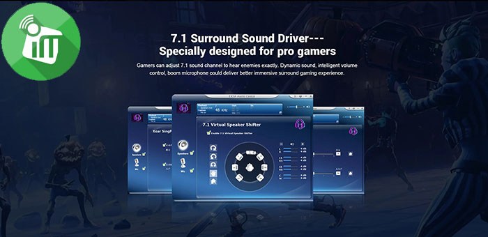 EKSA Air Joy Pro 7.1 Surround Sound Gaming Headset PC/PS4