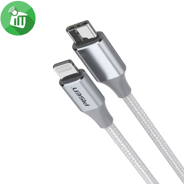 Pisen CL-PD03 USB-C to Lightning Alluminum Alloy Braided Fast Data Cable 3A (2m)