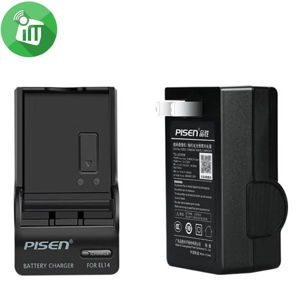 Pisen EL14 Camera Battery Charger Nikon D5200/D3200/COOLPIX P7700 - Image 3