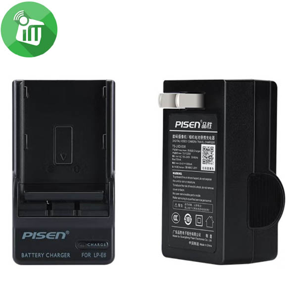 Pisen LP-E6 Camera Battery Charger Canon EOS 7D/5DS/5DS R/60D/70D/80D - Image 3