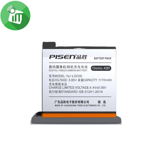 Pisen Osmo AB1 1170mAh Rechargeable Camera Battery For DJI Osmo Action Camera - Image 2