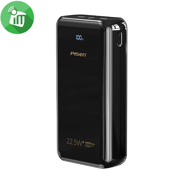 Pisen Pro LS-DY08 QC/PD 3.0 22.5W Portable Power Bank 40000mAh