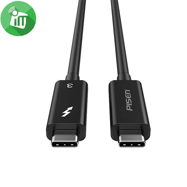 Pisen TC02 Thunderbolt 3 USB-C Date Cable 100W (0.8m) - Image 3