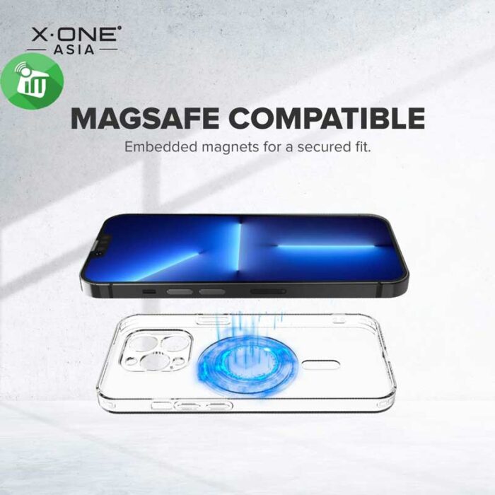 X.One DropGuard Matte Glass Magsafe Impact Protection Case for iPhone 13 Pro Max