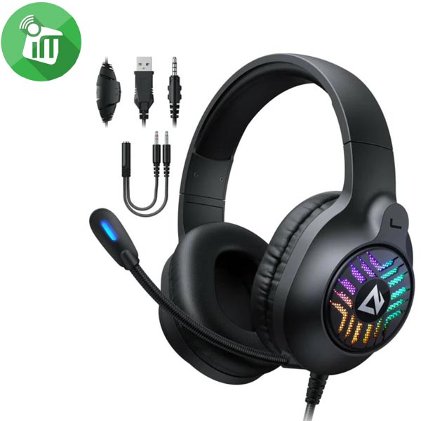 AUKEY GH-X1 RGB Color Wired Gaming Headset