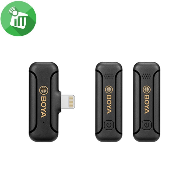 BOYA BY-WM3T2-D2 Mini 2.4Ghz Wireless Microphone System (Lightning)