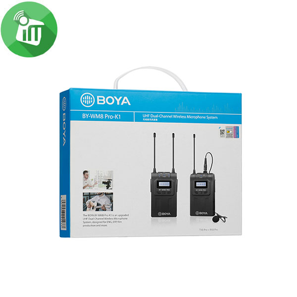 BOYA BY-WM8 Pro-K1 UHF Dual-Channel Wireless Microphone System - Image 6