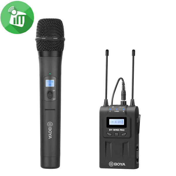 BOYA BY-WM8 Pro-K3 UHF Dual-Channel Wireless Microphone System