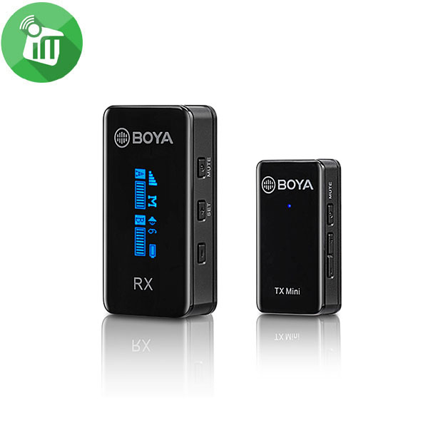 Boya BY-XM6-S1 Ultra Compact 2.4GHz Wireless Microphone System