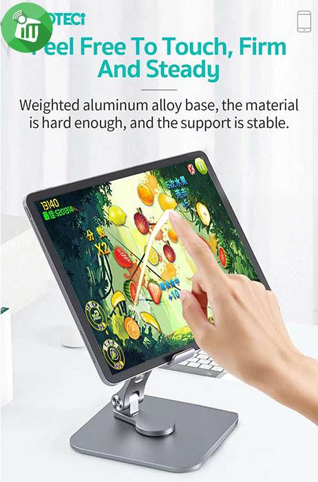 COTEetCI SD-56 Aluminum Alloy Rotating Desktop Stand Holder
