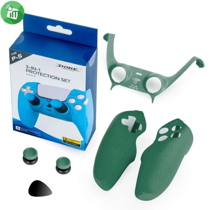 DOBE PS5 Controller 3 IN 1 Silicone Protective Kit (TP5-1529)