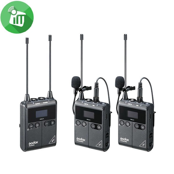 Godox WMicS1 Kit 2 UHF Wireless Microphone System