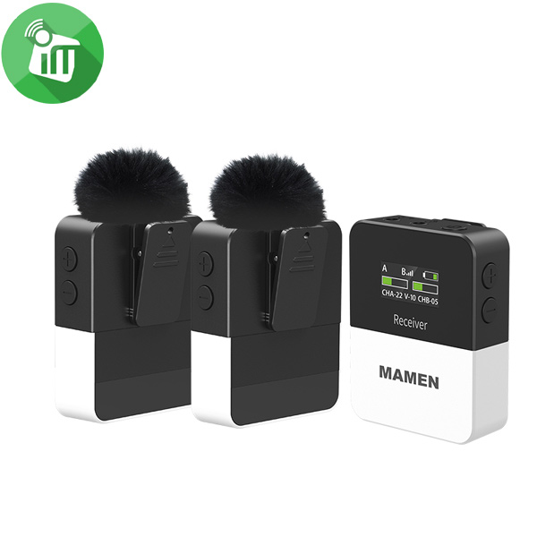 Mamen KT-W1 PRO UHF Wireless Microphone System (1to21)