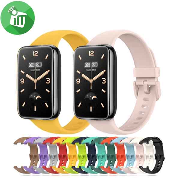Silicone Wrist Strap For Xiaomi Mi Smart Band 7 Pro