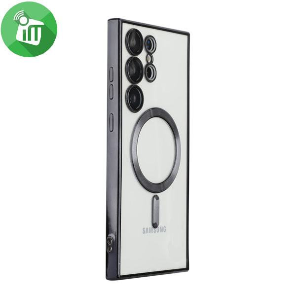 j-Case Magnetic Series Classic Crystal TPU Lens Protection Case For Samsung Galaxy S23 Ultra - Image 2
