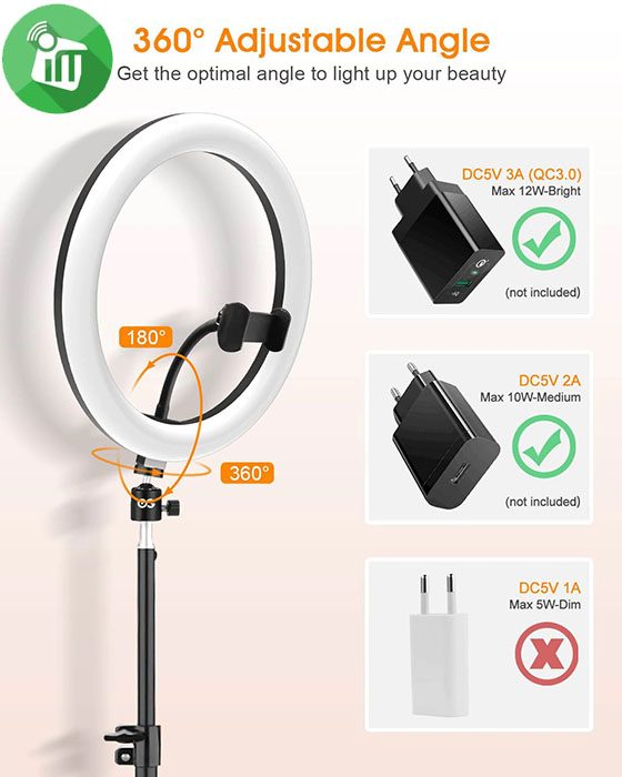 ELEGIANT EGL-02P Wireless Selfie LED 5