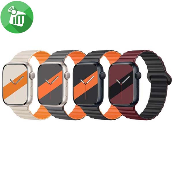 Magnetic Silicone Loop Band Strap iWatch (44/45/46/49mm)