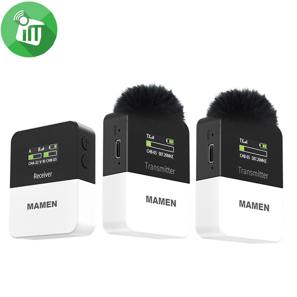 Mamen KT-W1 PRO UHF Wireless Microphone System (1to21)