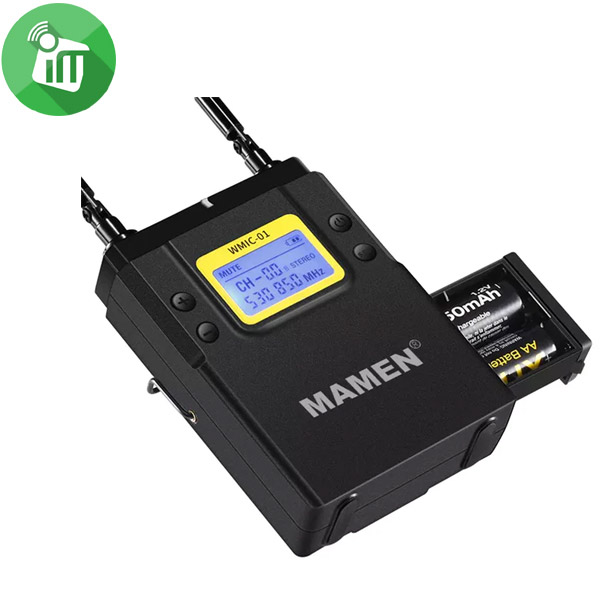 Mamen WMIC-01 UHF Wireless Microphone System (1to1)