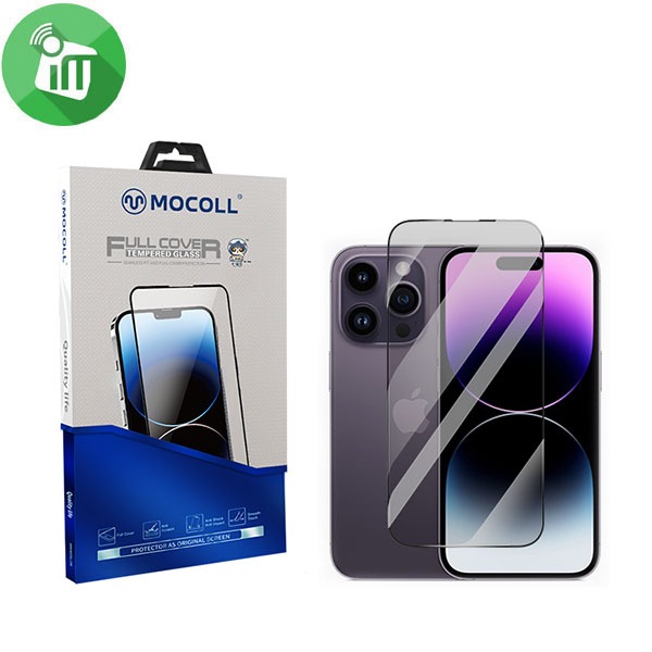 Mocoll Kyanite Series 2.5D Full Cover Privacy Screen Protector For iPhone 14 Pro Max